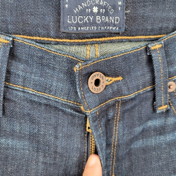 NWOT LUCKY BRAND Sweet Straight Denim Indigo Blue - Picture 5 of 16